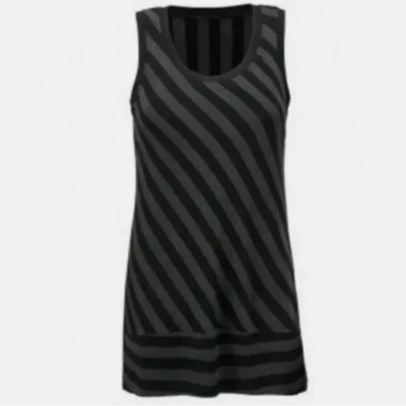 cabi Women’s Aligned Striped Tunic Tank Top Size Medium / Style 3630 - Picture 1 of 8
